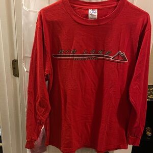 Delta Kids Graphic Red Long Sleeve Tee